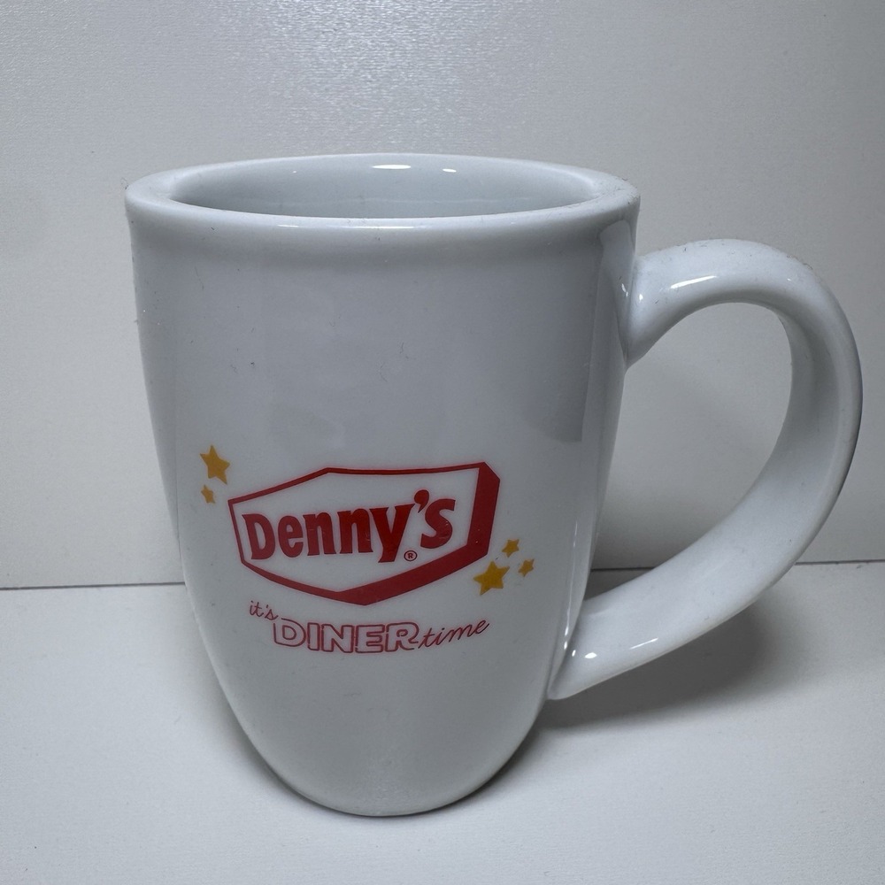 Denny's It's Dinner Time Breakfast Lunch Dinner 10oz Classic Retro Style Mug